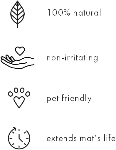 Manduka Yoga Natural Rubber Restore - Condition and Restore, 100% Natural, Essential Oils, Non Irritating, Pet Friendly, Lemongrass, 32oz (946ml)