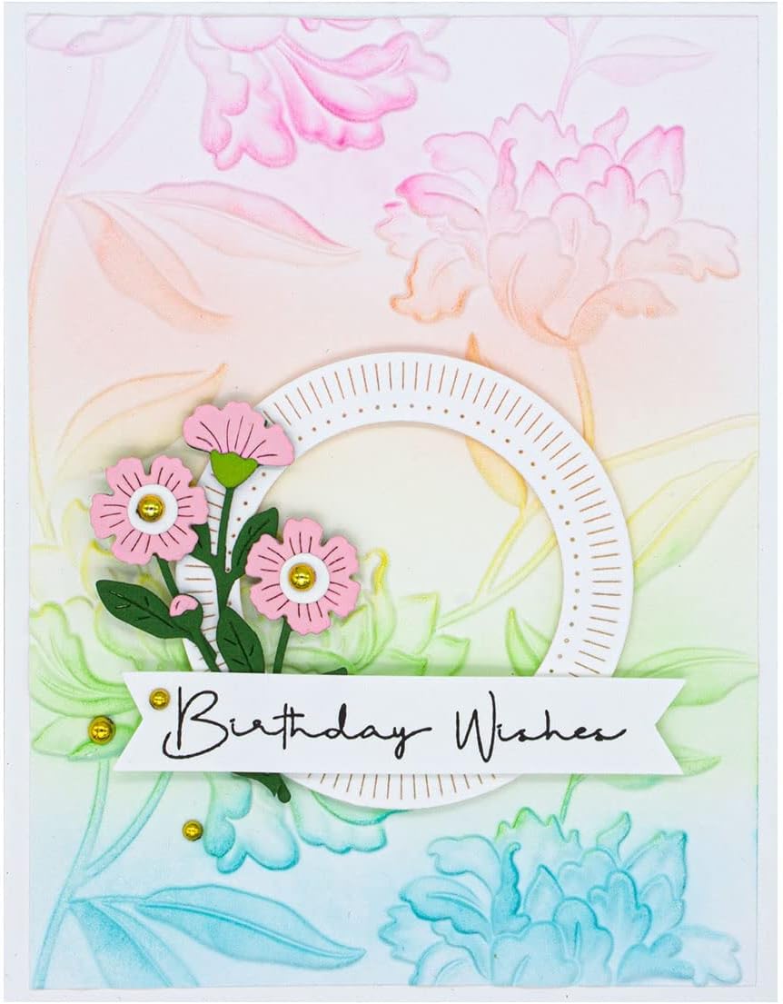 3D Embossing Folder Beau Bloom