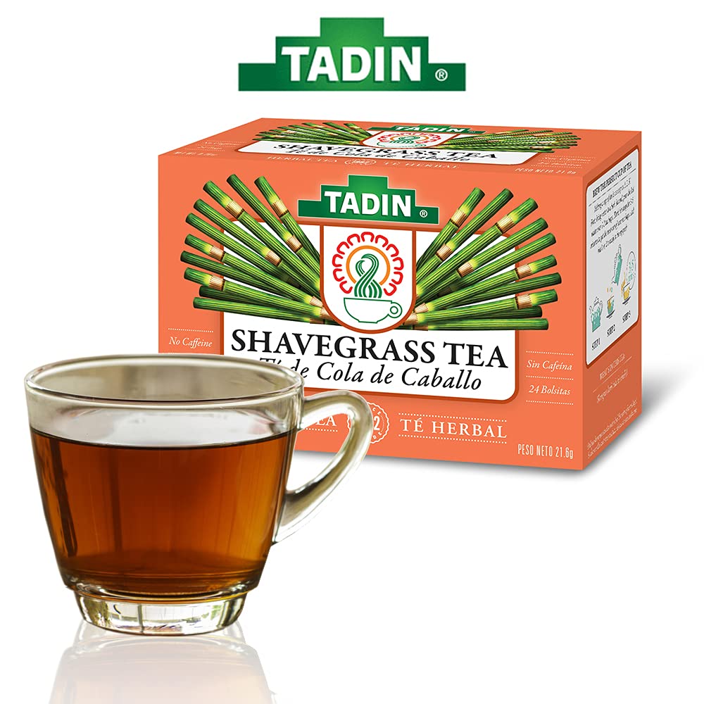 Tadin Shavegrass Herbal Tea. Caffeine Free. 24 Tea Bags. 0.84 oz. Pack of 3