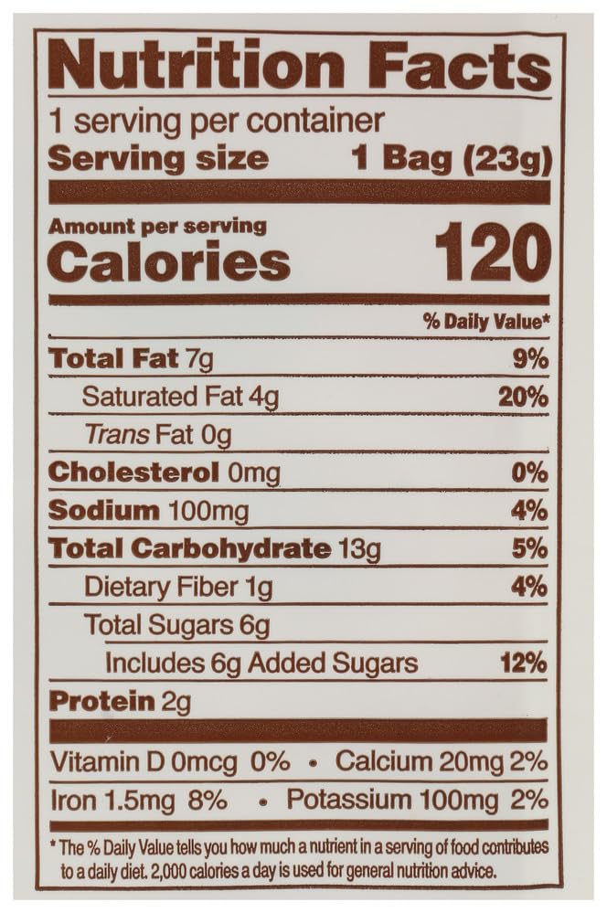 Simple Mills Mini Chocolate Chip Cookie Snack Pack, 0.8 OZ
