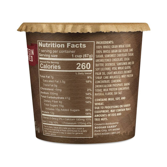 (Pack of 6) Muffin Power Cup, Chocolate Chip Kodiak
