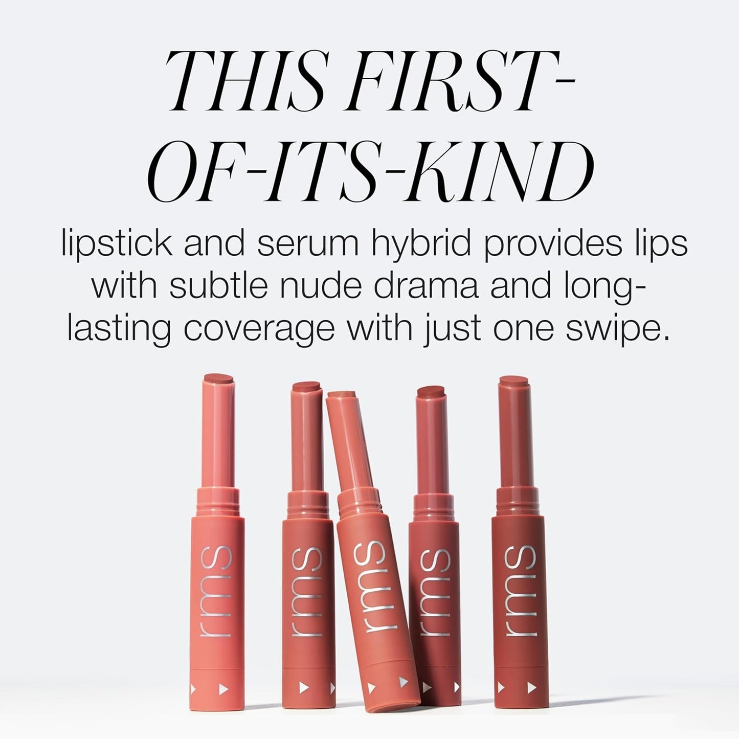 RMS Beauty Legends to Love Kit - 3pc Full-Size Lipstick Set - Hydrating Lip Serum & Long Lasting Nude & Berry Lip Kit - 3 x 0.14 oz