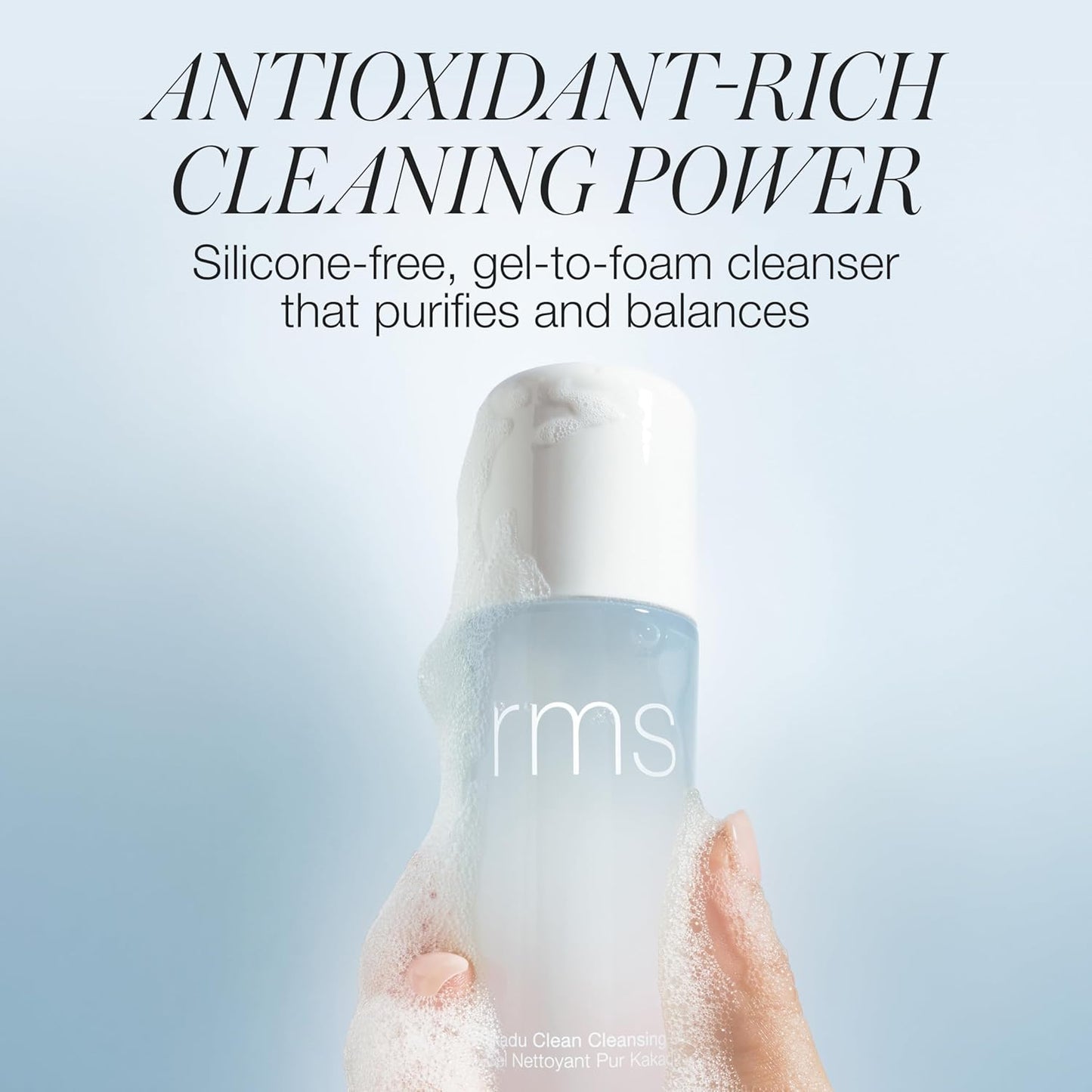 RMS Beauty Kakadu Luxe Cream, Kakadu Beauty Oil - Natural Vitamin C Face Oil and Kakadu Clean Cleansing Gel - Silicone-Free Gel to Foam Gentle Facial Cleanser