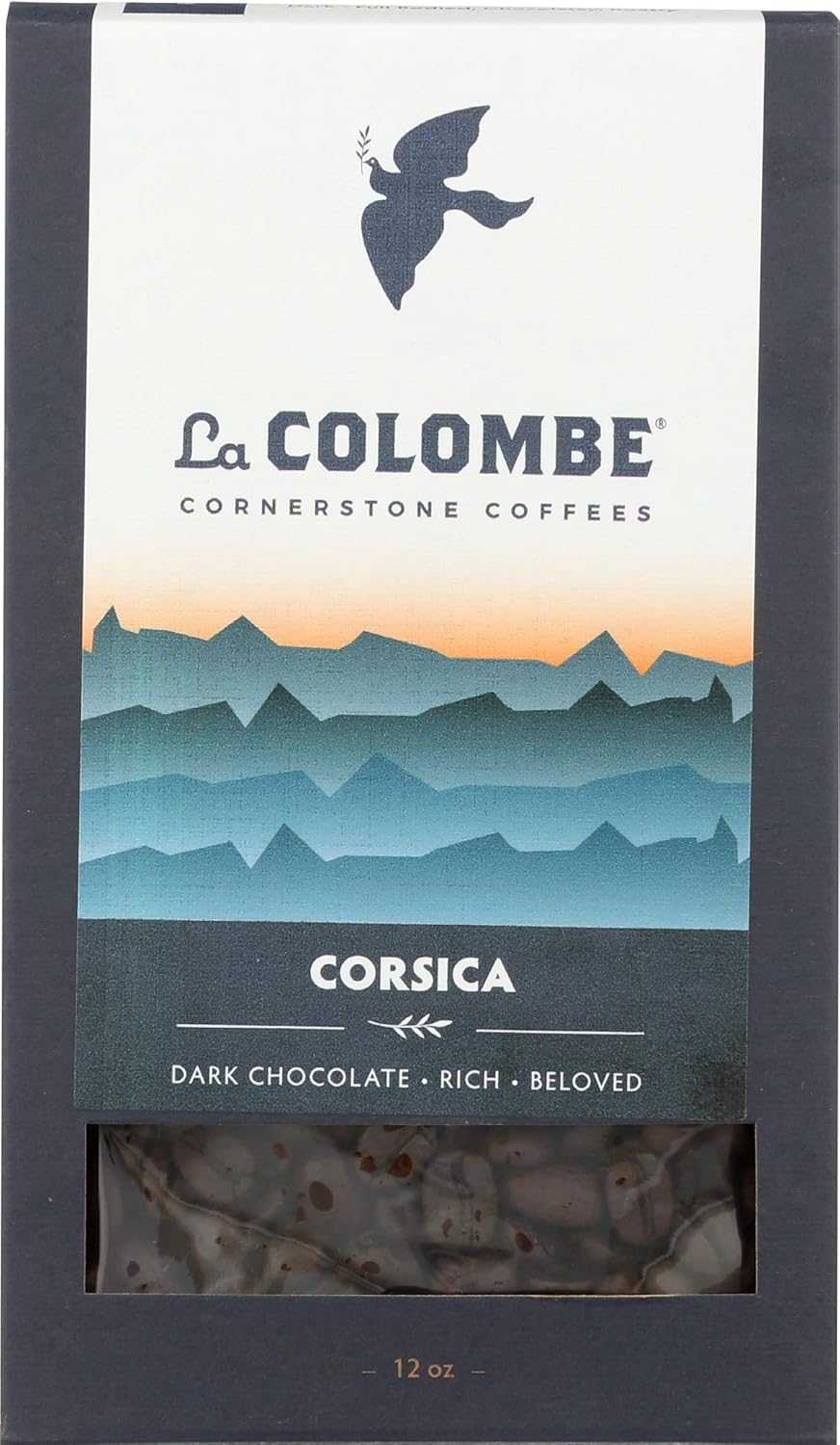 La Colombe Corsica Whole Bean Coffee, Darker Roast, 12 Oz (Pack of 4)