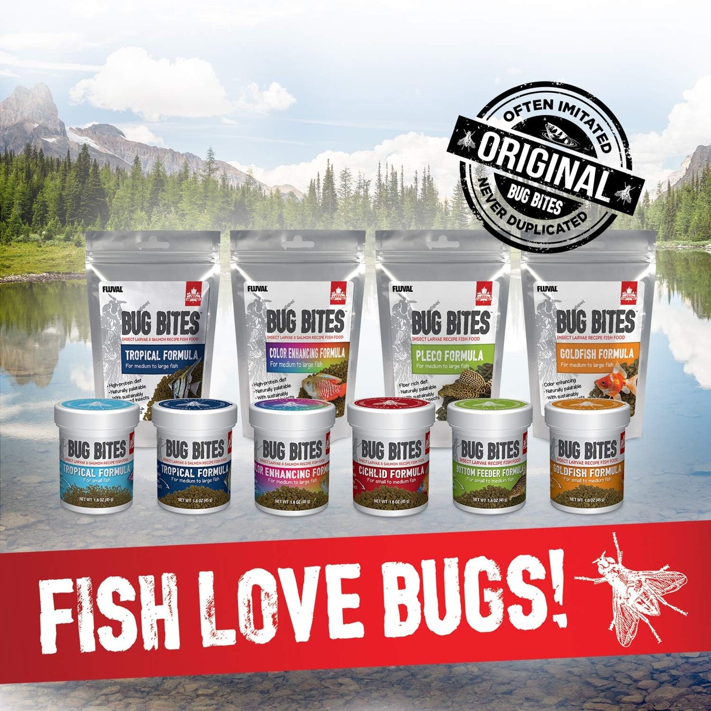 Fluval Bug Bites Betta Fish Food, Granules for Small to Medium Sized Fish, 1.05 Oz.