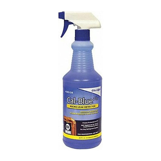 Nu-Calgon 4182-24 (1 qt. Spray Bottle) Cal-Blue Plus Micro Gas Leak Detector, Single Unit