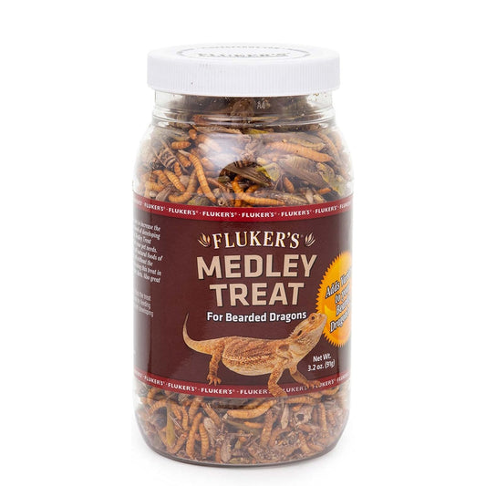 Fluker's Bearded Dragon Medley Treat Food, 3.2-Ounce (72023)