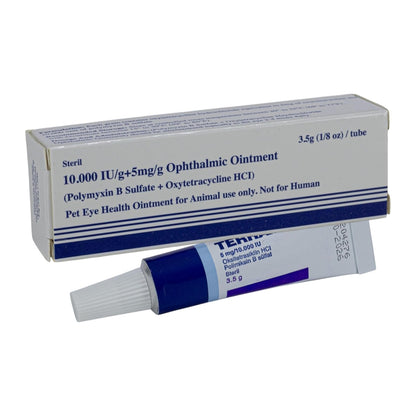 Pet Eye Health Ointment for Dogs, Cats, Cattle, Sheep, Horses, Birds and Puppies, Kittens 1/8 oz /3.5gr - 1 Tube
