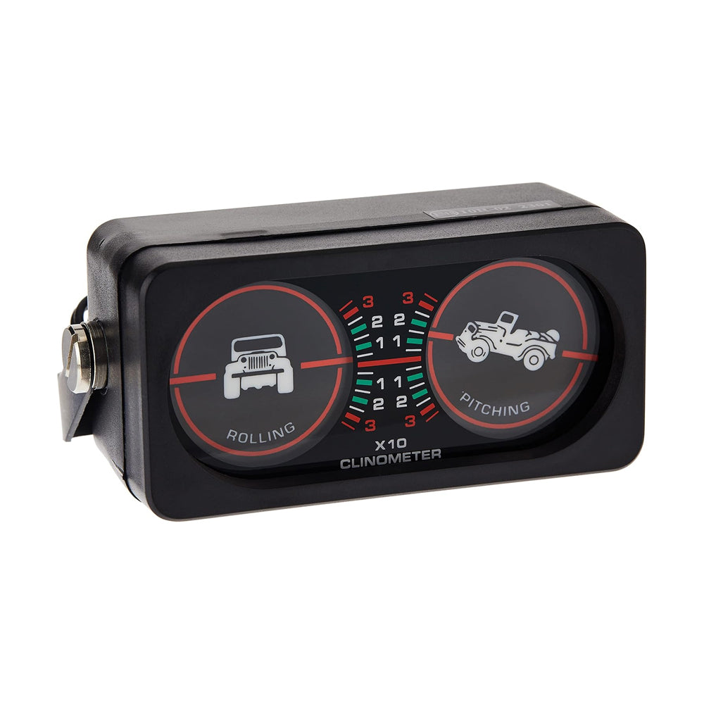 Rugged Ridge Clinometer | Steel, Black | 13309.02 | Fits Universal
