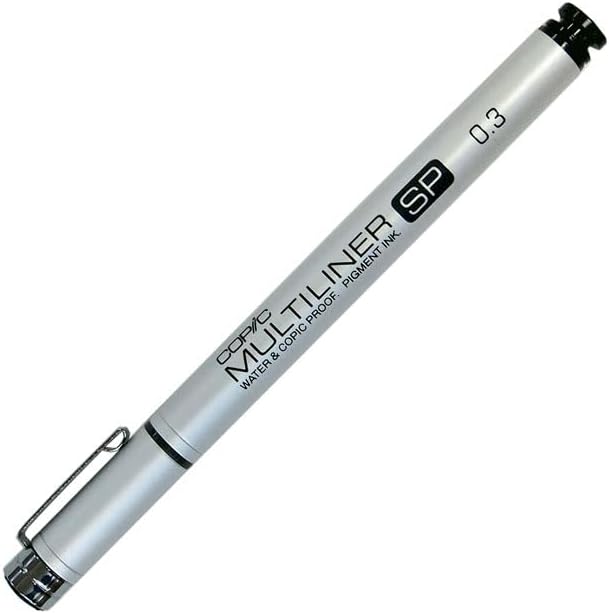 Copic Sketch, Alcohol-based Markers, 5 pcs + Multiliner Pen SP, Blending Basics
