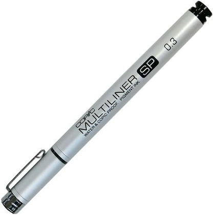 Copic Sketch, Alcohol-based Markers, 5 pcs + Multiliner Pen SP, Blending Basics