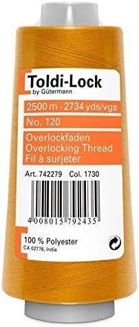 Gutermann Toldi Lock Overlocking Sewing Thread 2500m 1730 - Each