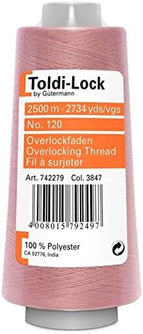 Gutermann Toldi Lock Overlocking Sewing Thread 2500m 3847 - Each