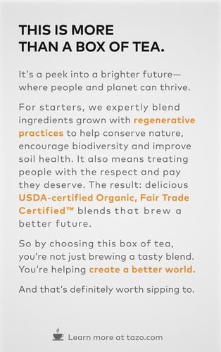 TAZO Organic Chai Black Tea Bags, Chai Tea, 96 Total Tea Bags (16ct - Pack of 6)
