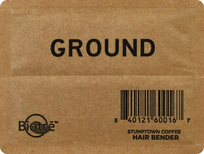 Stumptown Coffee Roasters, Medium Roast Ground Coffee - Hair Bender 12 Ounce Bag, Flavor Notes of Citrus and Dark Chocolate (Pack of 2)