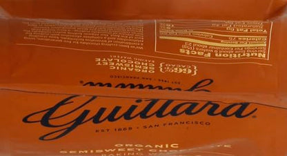 Guittard, Organic 66% Chocolate Baking Wafers, 12 Ounce