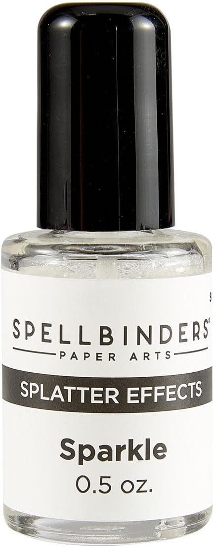 Sparkling Splatter Effects by Spellbinders