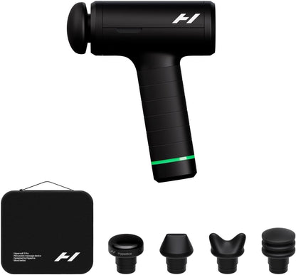 Hyperice Hypervolt 3 Pro – Professional Percussion Massage Gun with QuietGlide Technology | 6 Speeds, Pressure Sensor, Heated Head & 5 Attachments | Deep Tissue Muscle Relief and Recovery