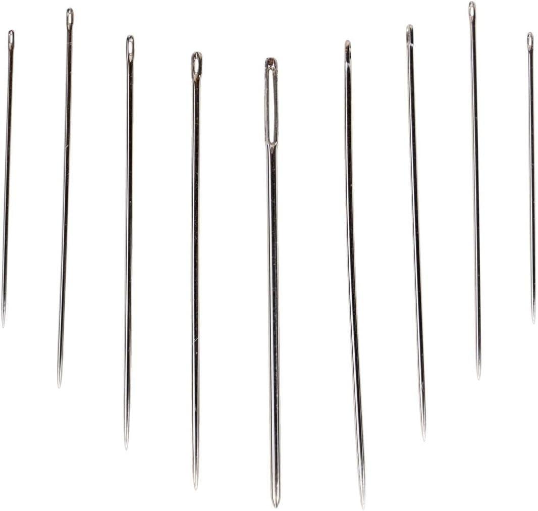 SINGER 07370 Hand Sewing Needles in Compact with Needle Threader, Assorted Sizes, 30-Count,