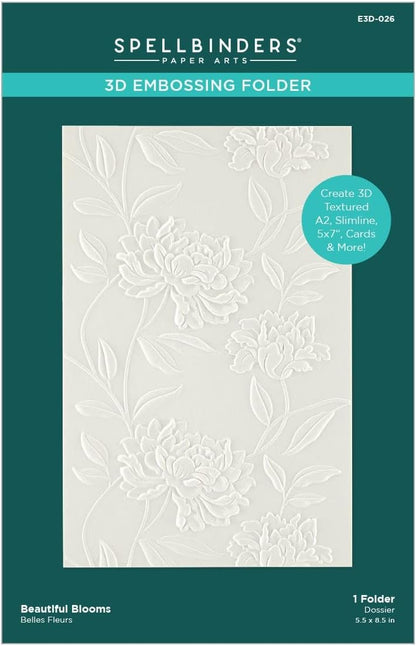 3D Embossing Folder Beau Bloom