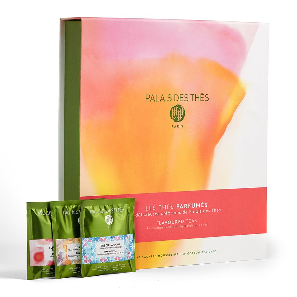 Palais des Thés - Flavored Teas Gift Box - 45 Assorted Premium Tea Bags