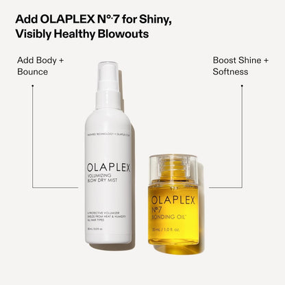 Olaplex Volumizing Blow Dry Mist: Weightless Volume, Body & Bounce | 450ºF/232ºC heat protection | For Coily, Curly, Straight, and Wavy, 150 mL / 5.0 Fl Oz