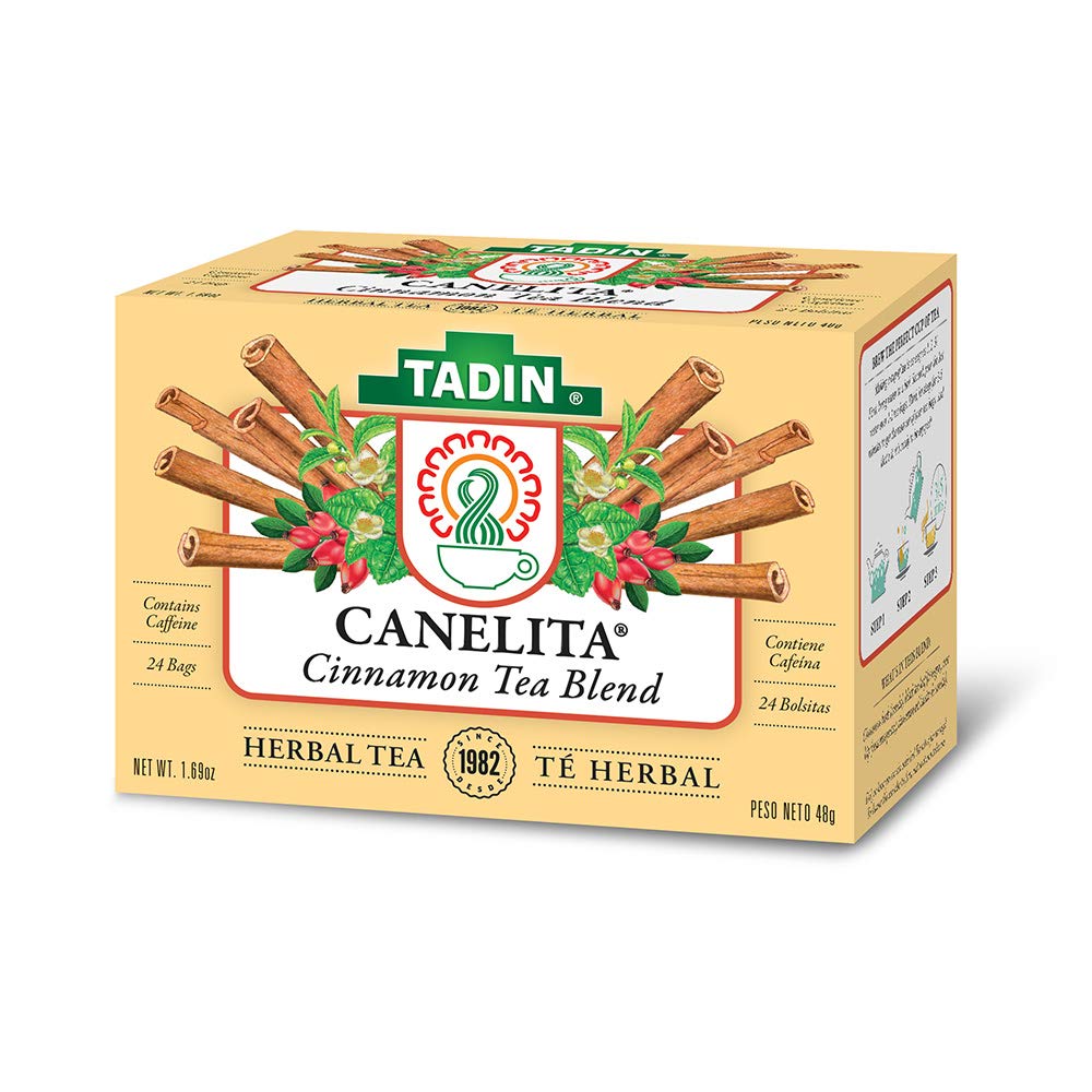 Tadin Canelita Cinnamon Tea Blend, 24 Tea Bags each (Pack of 3)