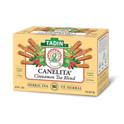 Tadin Canelita Cinnamon Tea Blend, 24 Tea Bags each (Pack of 3)