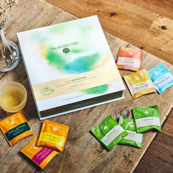 Palais des Thés - Herbal Teas Gift Box - 45 Assorted Premium Tea Bags