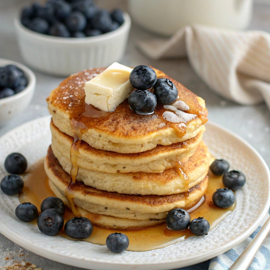 King Arthur Keto Wheat Pancake Mix: Low Carb, High Protein Breakfast Solution - Just Add Water for Fluffy Pancakes or Waffles - Non-GMO, Kosher Certified, 12 oz Pouch
