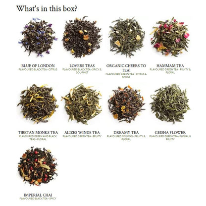 Palais des Thés - Flavored Teas Gift Box - 45 Assorted Premium Tea Bags