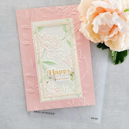 3D Embossing Folder Beau Bloom