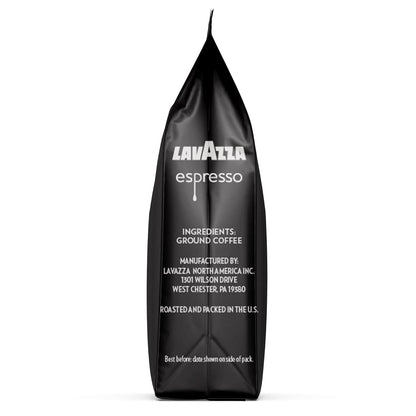 Lavazza Espresso Ground Coffee, Medium Roast, 100% Arabica, 20 oz Bag (Pack of 1)