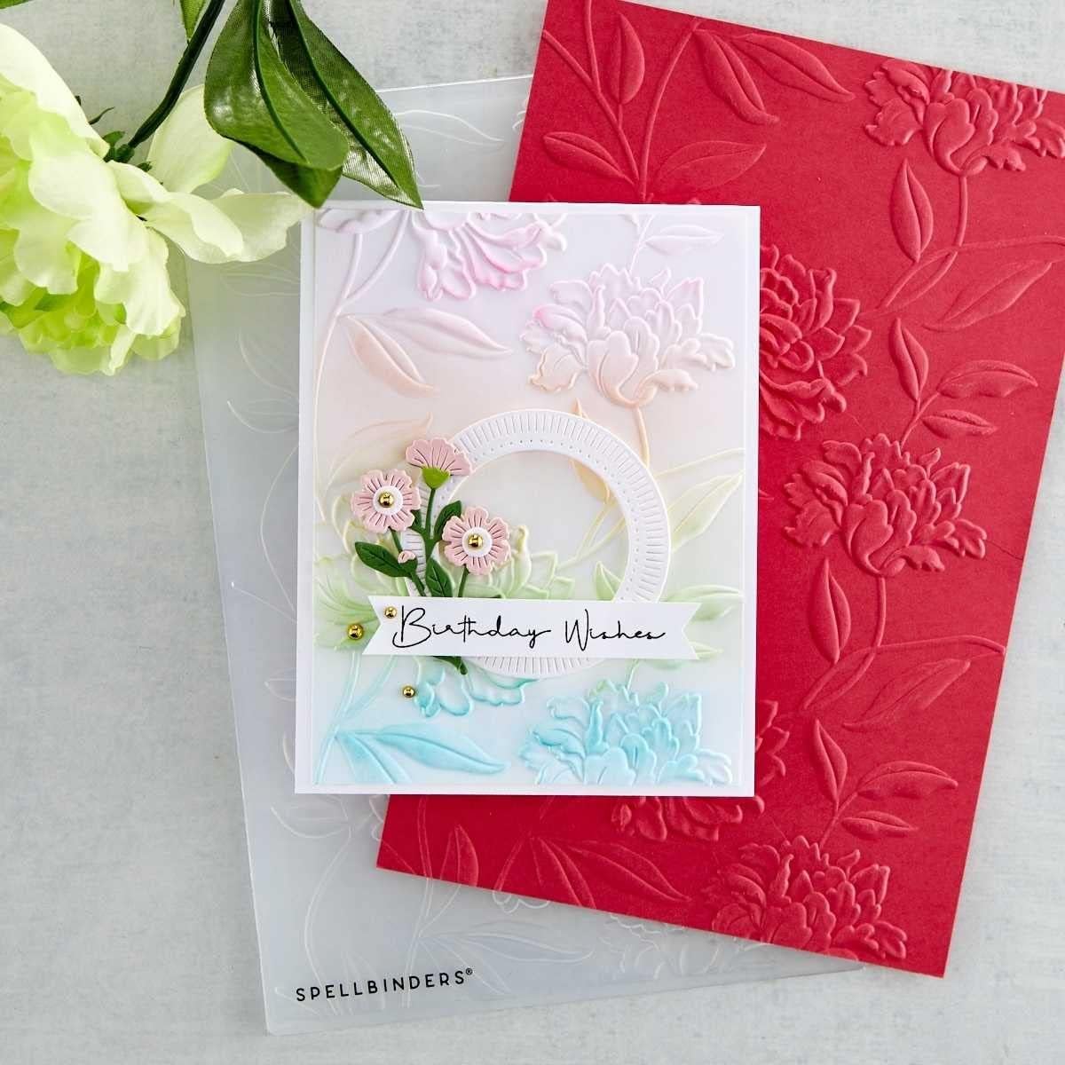 3D Embossing Folder Beau Bloom
