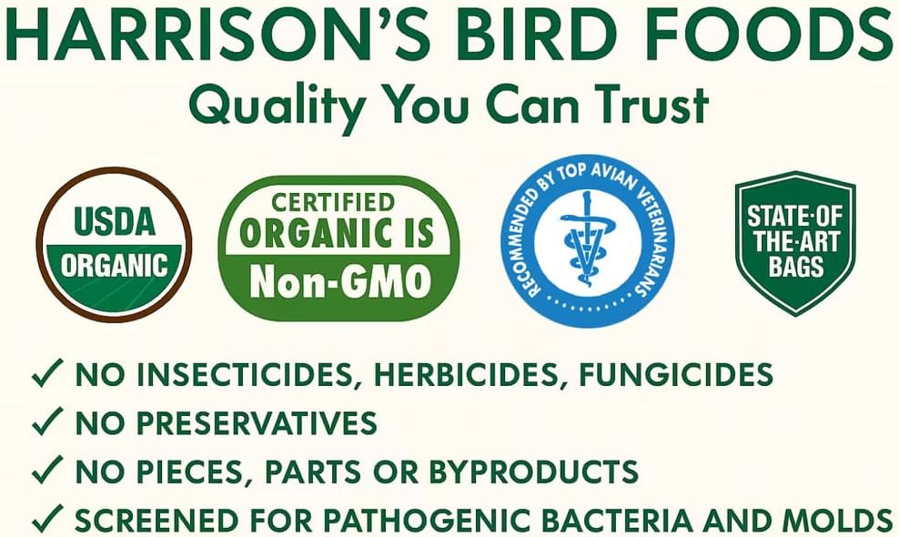 Harrison's Bird Foods Nuggies Treats - A Revolutionary High Potency Nuggets Treat Designed to Support Bird Health and Diet Transitions, 196g