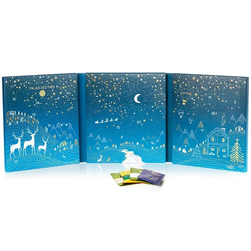 Palais des Thés - Blue of London Earl Grey 20 Tea Bags + Advent Calendar 24 Variety Tea Bags