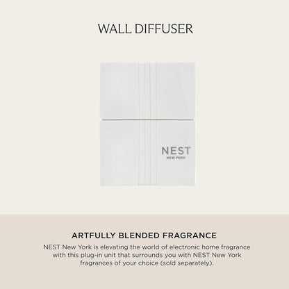NEST New York Wall Diffuser Device - Up to 30 Days of Continuous Scent - Flame Free - Made in USA