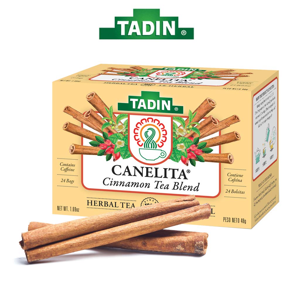 Tadin Canelita Cinnamon Tea Blend, 24 Tea Bags each (Pack of 3)