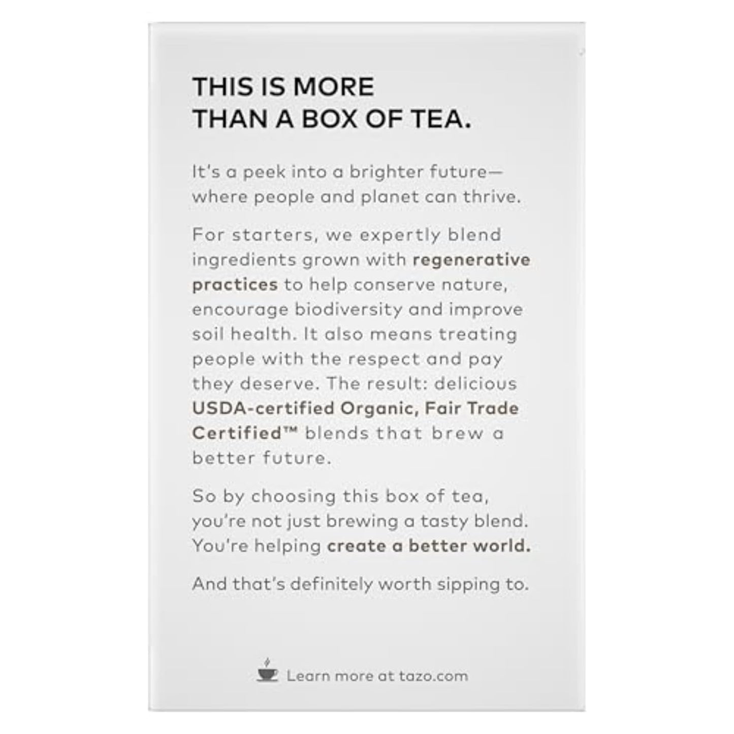 TAZO Organic Awake English Breakfast Black Tea Bags, 96 (16ct - Pack of 6)