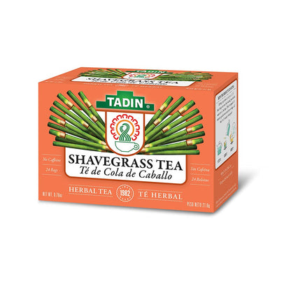 Tadin Shavegrass Herbal Tea. Caffeine Free. 24 Tea Bags. 0.84 oz. Pack of 3