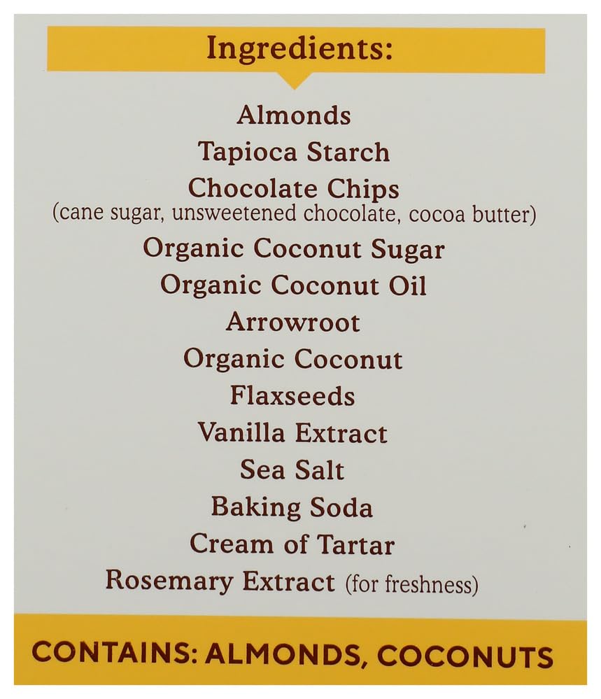 Simple Mills Mini Chocolate Chip Cookie Snack Pack, 0.8 OZ