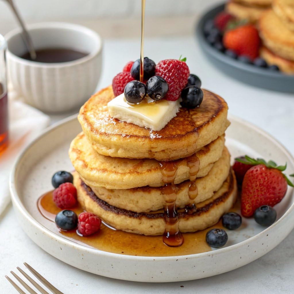 King Arthur Keto Wheat Pancake Mix: Low Carb, High Protein Breakfast Solution - Just Add Water for Fluffy Pancakes or Waffles - Non-GMO, Kosher Certified, 12 oz Pouch