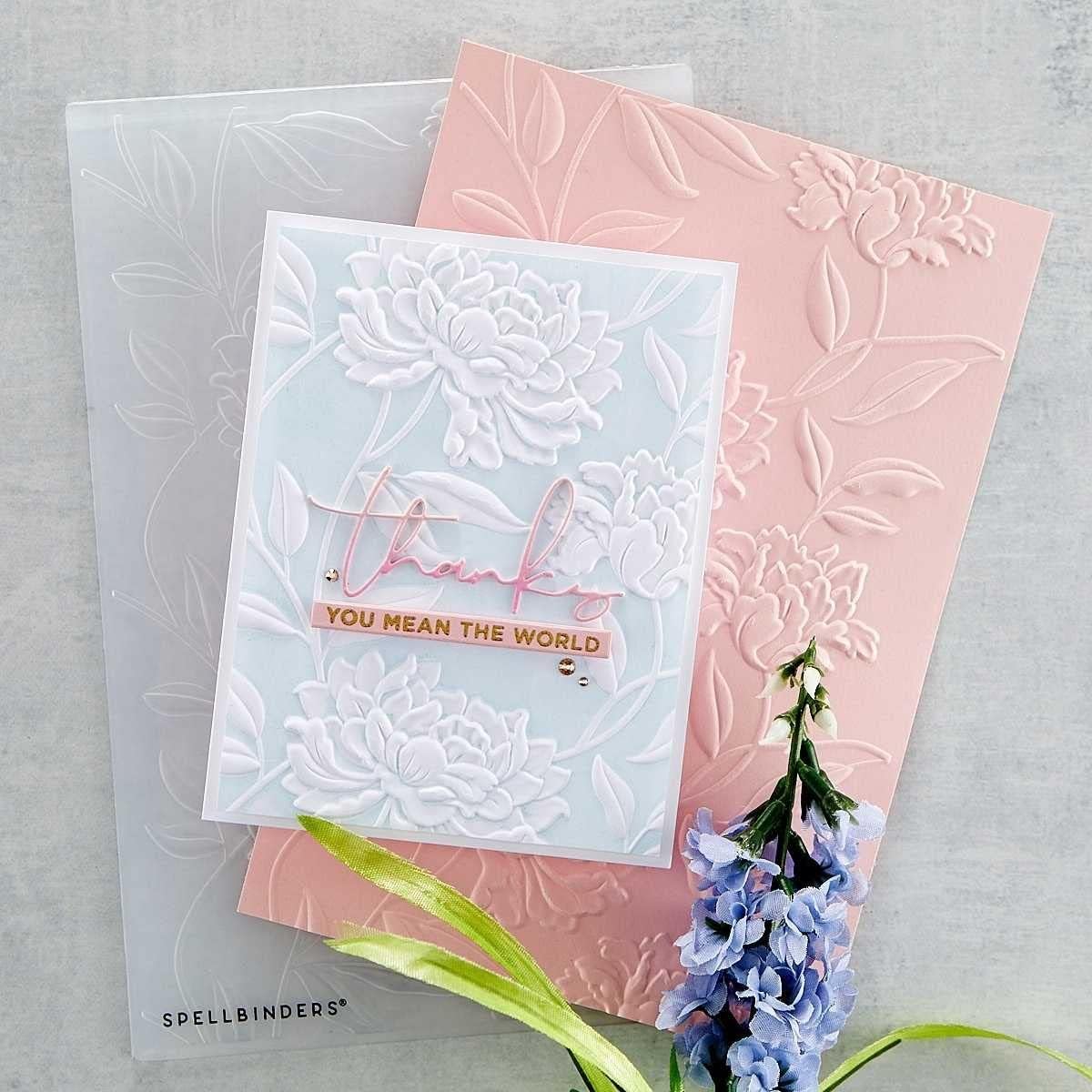 3D Embossing Folder Beau Bloom