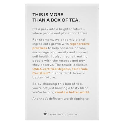 TAZO Organic Chai Black Tea Bags, Chai Tea, 96 Total Tea Bags (16ct - Pack of 6)