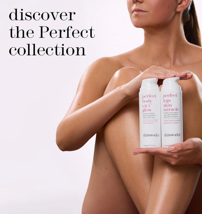 THISWORKS Perfect Legs Skin Miracle: Tinted Serum with Vitamin C & E for Radiant, Sun-Kissed Glow, Evens Skin Tone & Reduces Imperfections, 5 fl oz