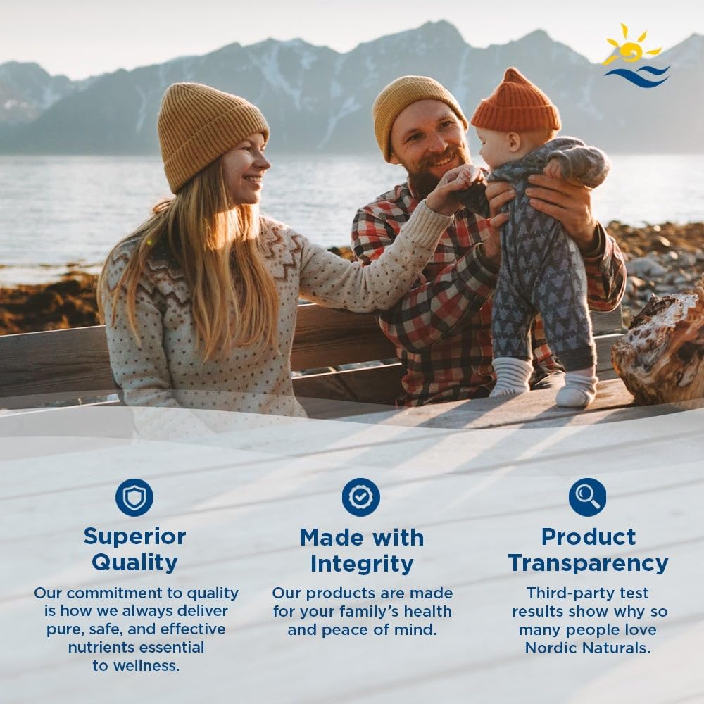 Nordic Naturals Ultimate Omega 2X Teen, Strawberry - 60 Mini Soft Gels - 1120 mg Total Omega-3s with EPA & DHA - Brain Health, Positive Mood, Social Development, Learning - Non-GMO - 30 Servings