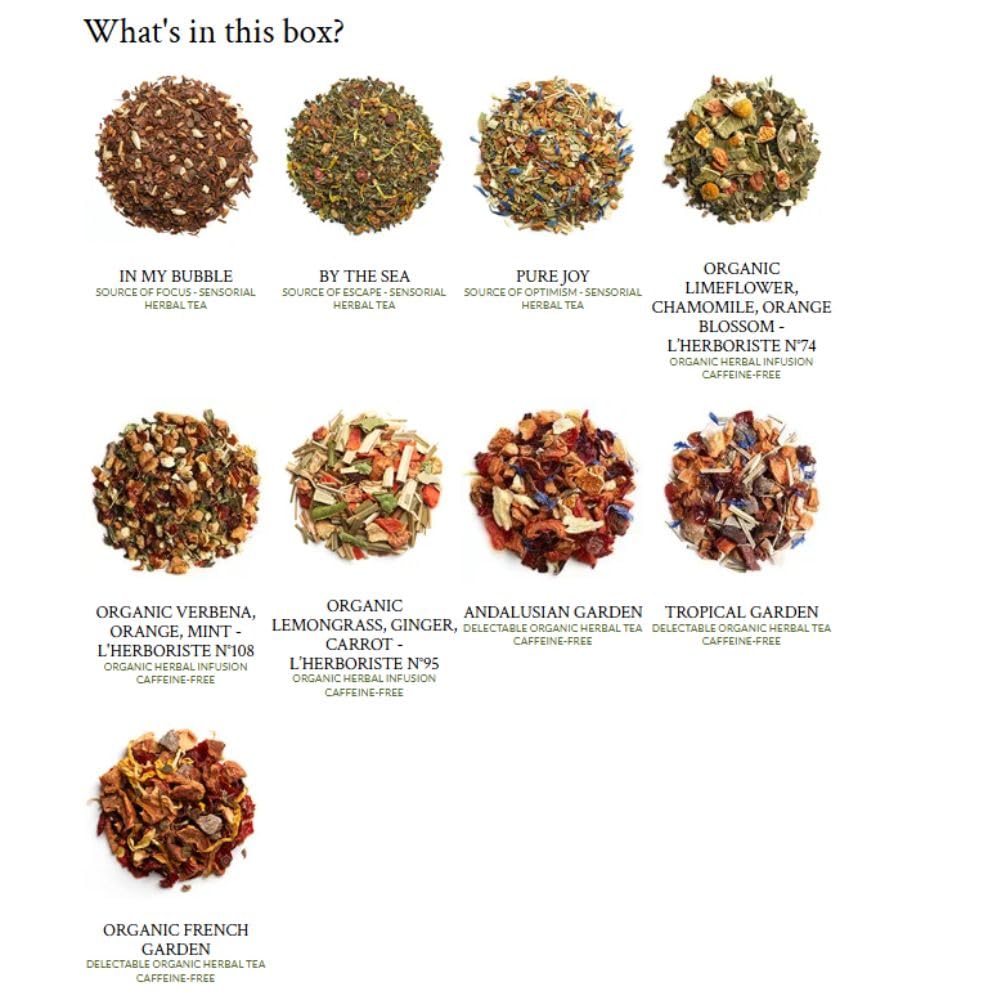 Palais des Thés - Herbal Teas Gift Box - 45 Assorted Premium Tea Bags