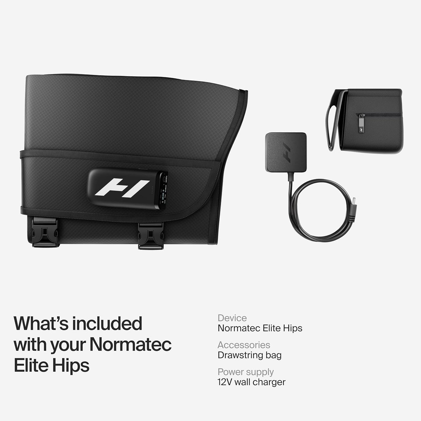 Hyperice Normatec Elite Hips - Powerful Recovery for Hips, IT bands, and Lower Back