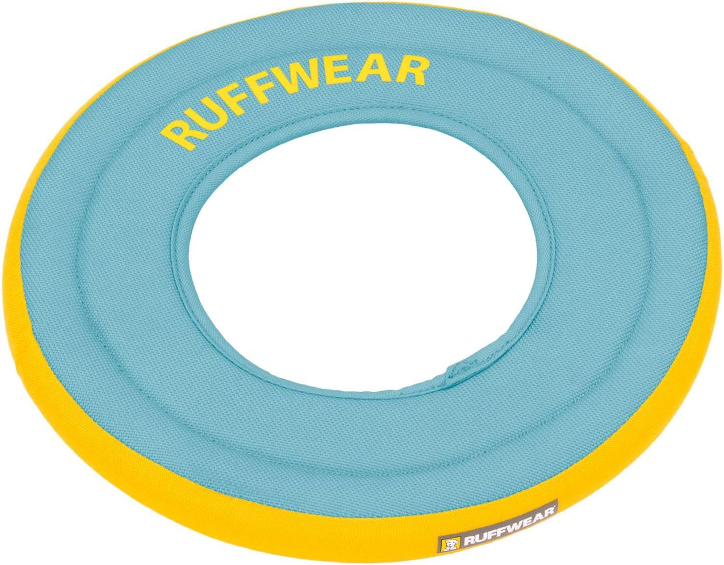 Ruffwear, Hydro Plane Dog Flying Disc, Soft Buoyant Foam Floating Fetch Toy, Lightweight Interactive Water & Snow Toy, Gentle on Teeth, Durable Year-Round Outdoor Play, Biolumin Blue, 9", Medium