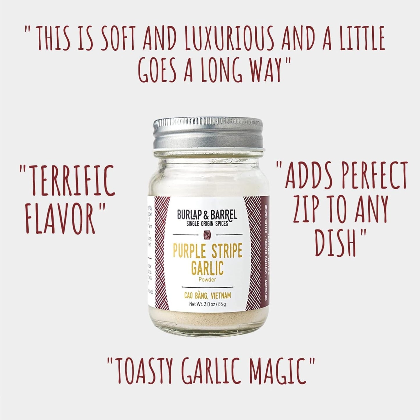 Burlap & Barrel Flavor Fusion: Sun-Dried Tomato Powder and Purple Stripe Garlic Bundle - Elevate Your Dishes with Savory Umami and Sweet Complexity!
